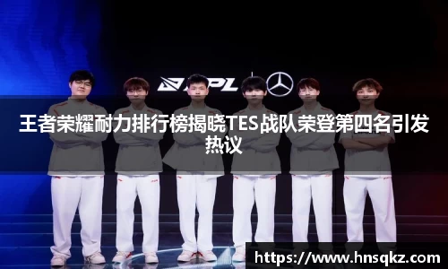 王者荣耀耐力排行榜揭晓TES战队荣登第四名引发热议